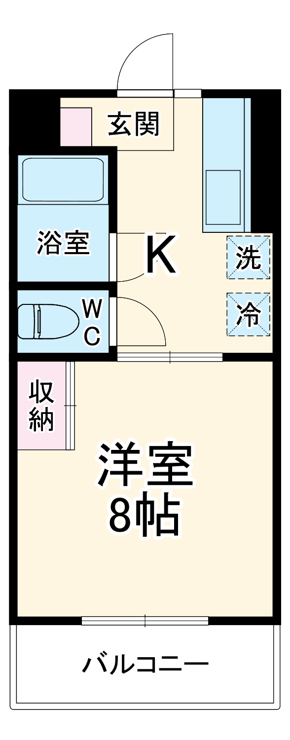 マンションエタニティーの間取り