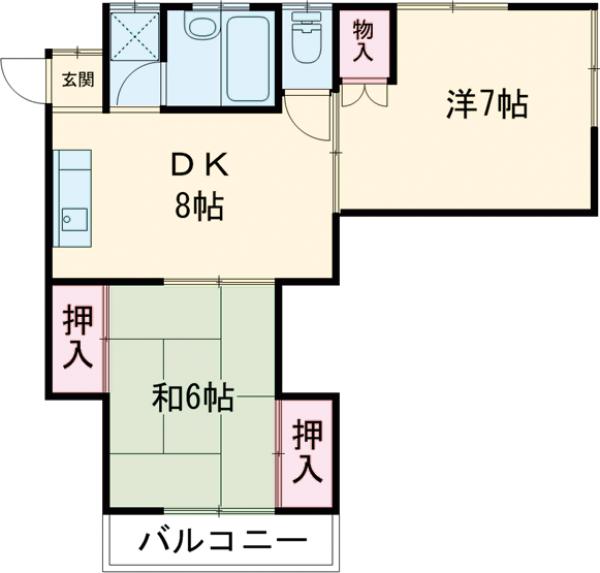 コーポ小幡の間取り