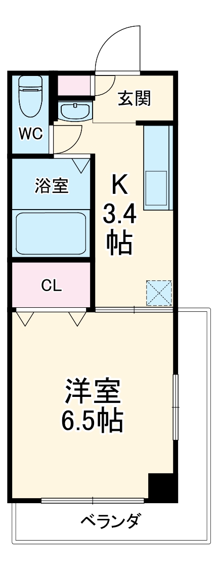 サンメゾン横山の間取り