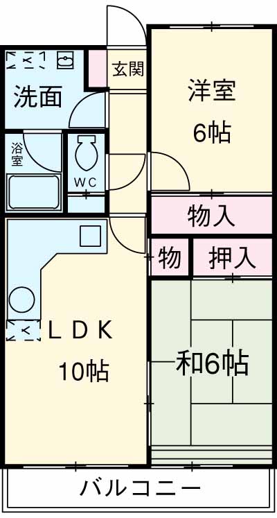 リヴェール シモの間取り