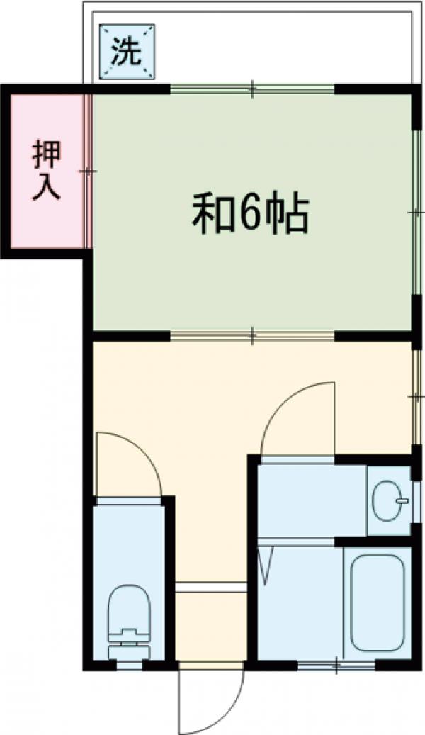 クイーンコーポの間取り