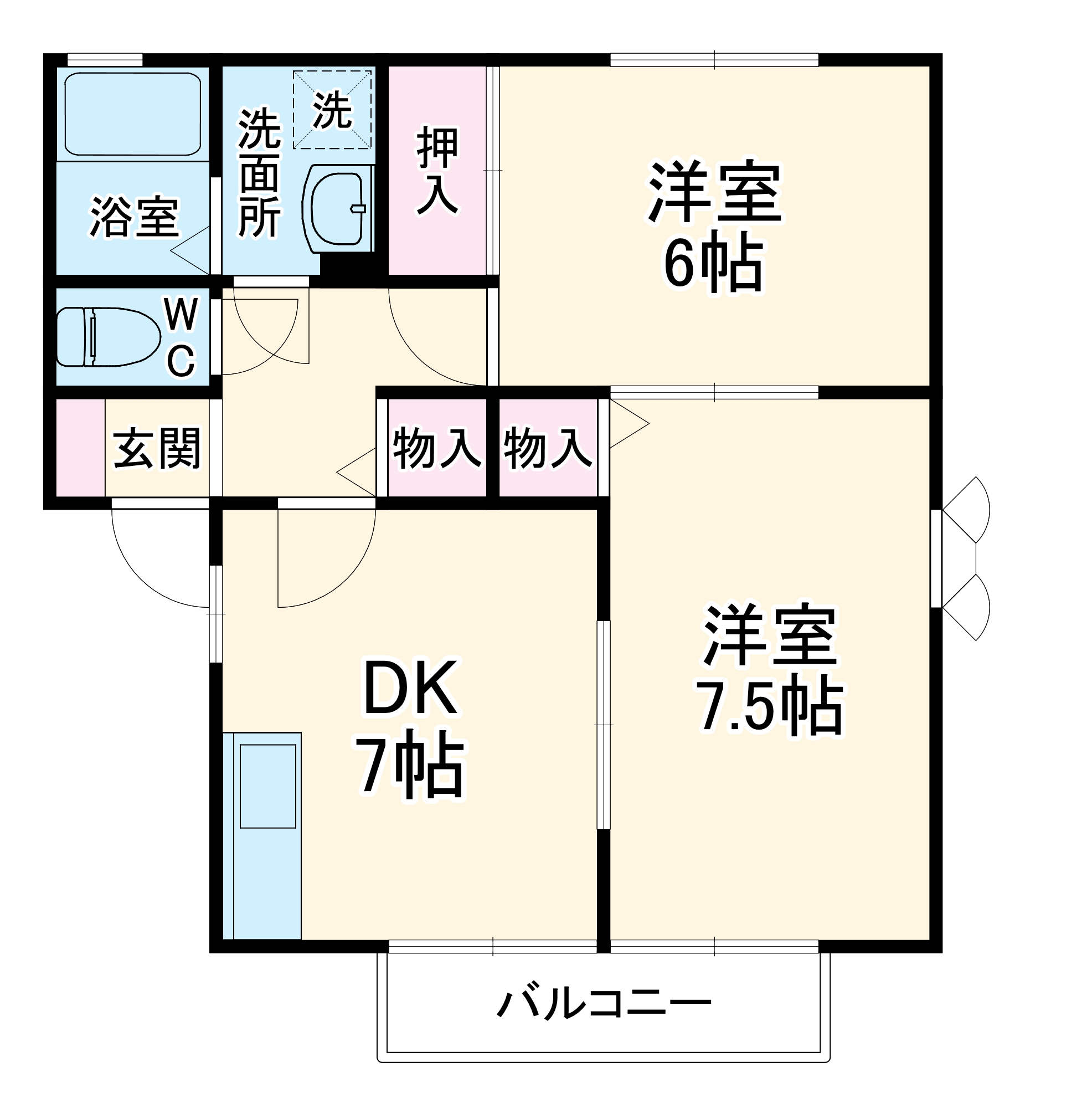 ラークヒルズの間取り