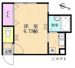 ロッシェル北里 Ⅰ号棟の間取り