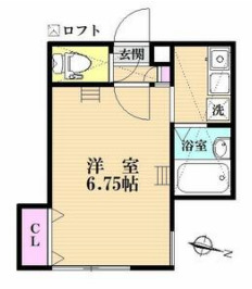 ロッシェル北里Ⅱ号棟の間取り