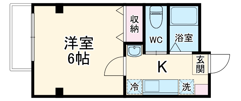 相模が丘の完工年月（2008年3月）築の賃貸マンションの間取り
