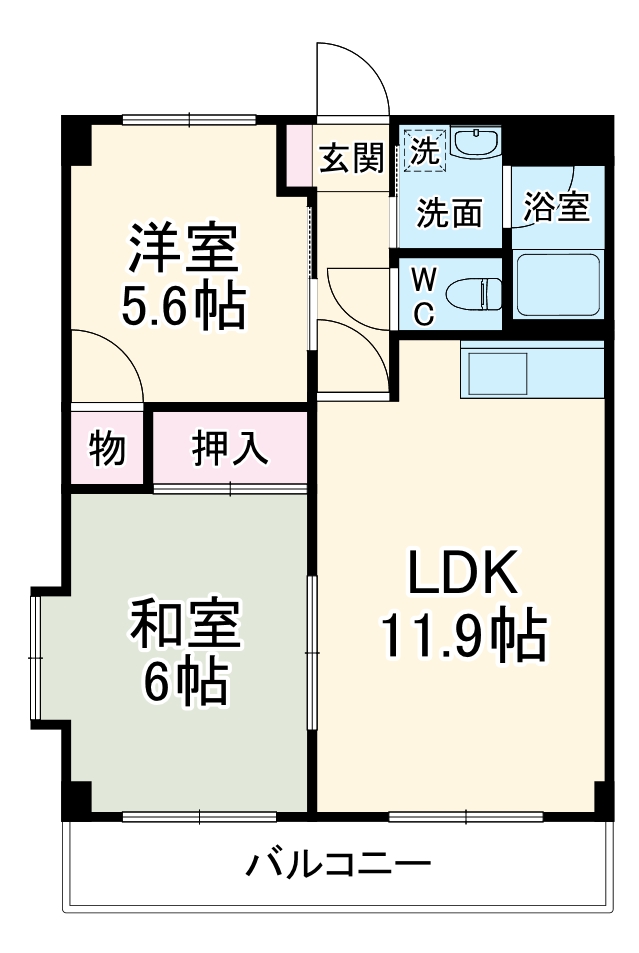 FKⅢ東林間の間取り