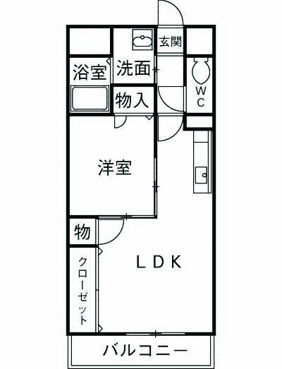 オーブロッサムの間取り