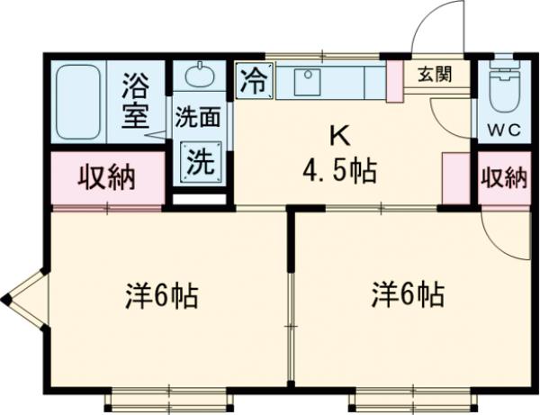 コスモハイツの間取り