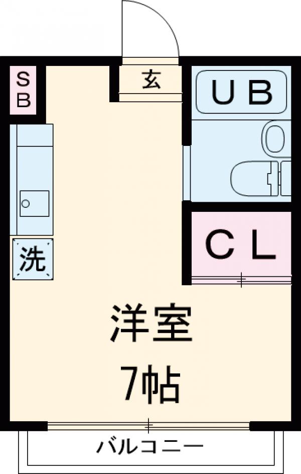 ソリッドリファイン西国立の間取り