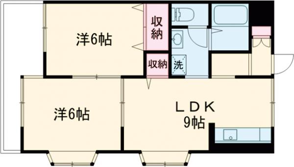 2/2 間取