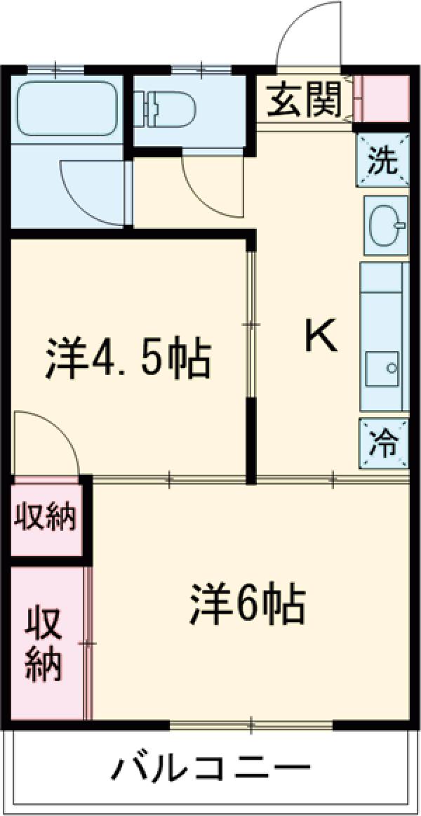 メゾンヴェールの間取り