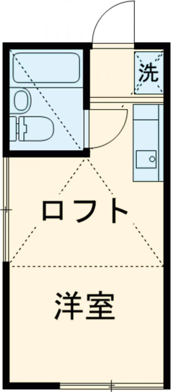 ラサ国分寺B号館の間取り