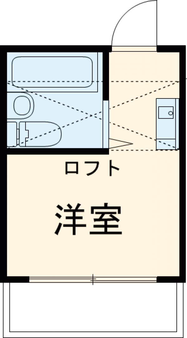 ロイヤルハイツ錦町の間取り