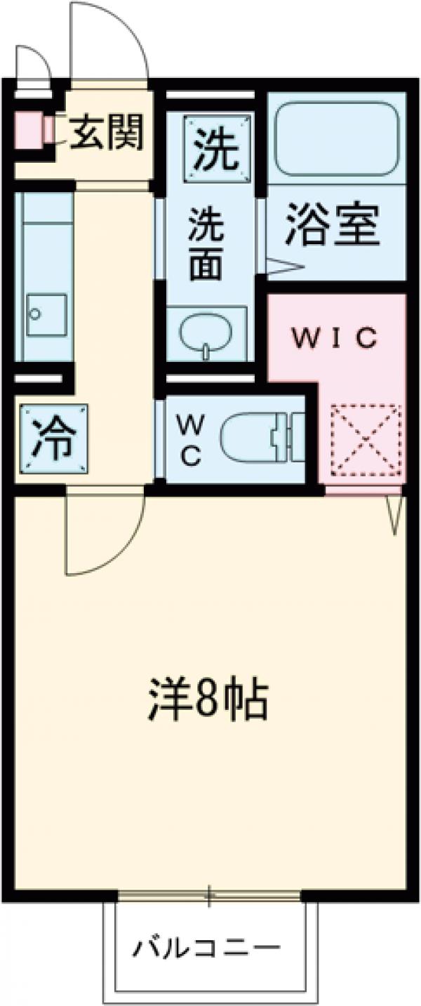 シャルマン・202号室の間取り