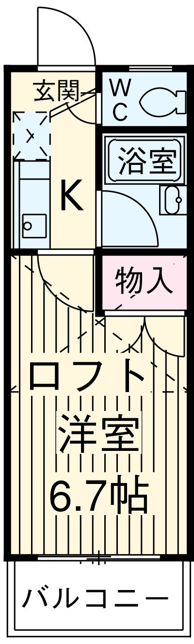 エルム国立の間取り