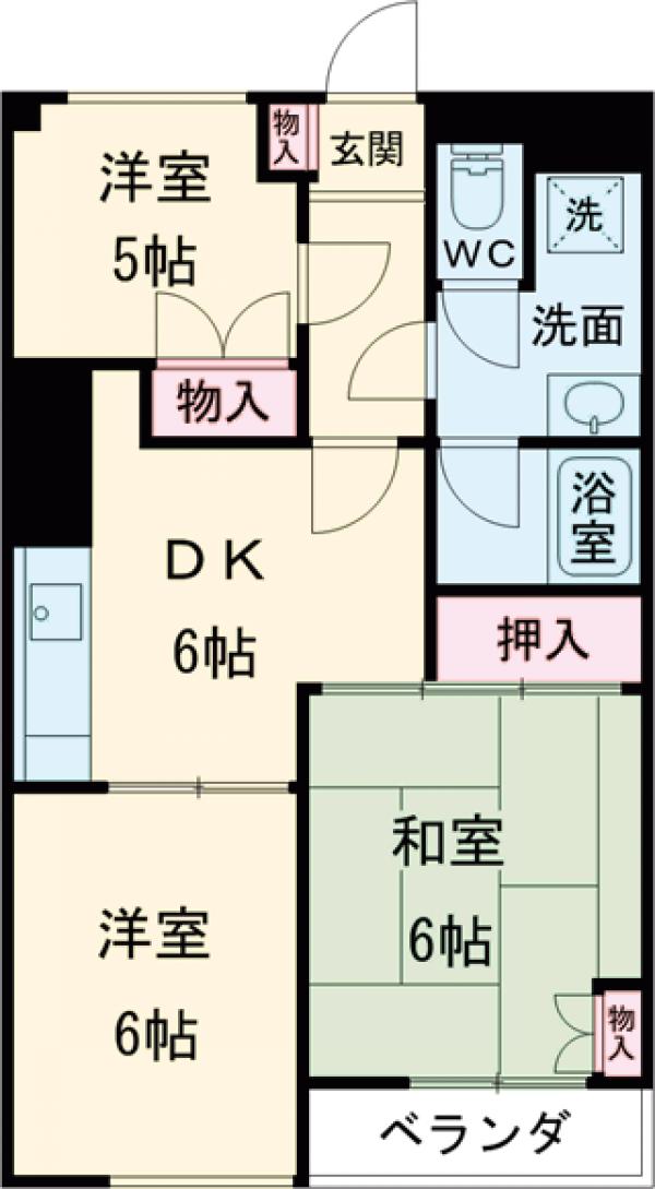 2/2 間取