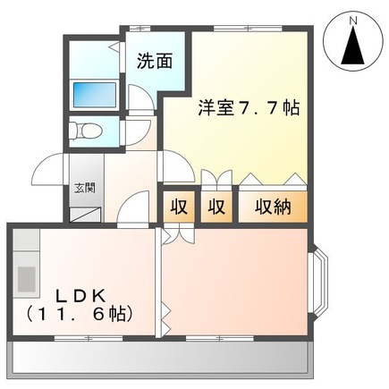 エメラルド・ノービレⅢの間取り