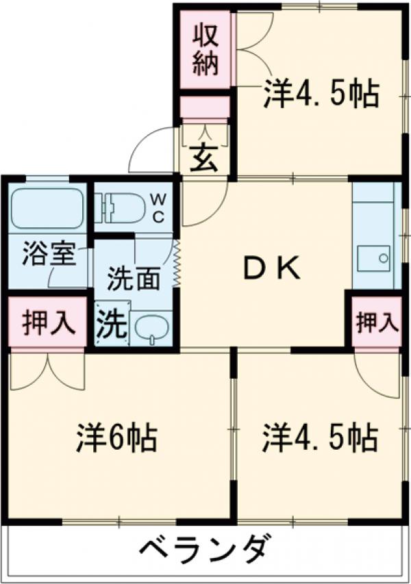 コーポ坂本の間取り