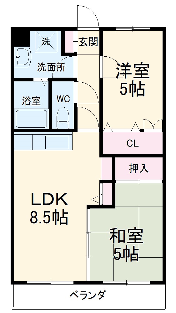 ヴィラリバーサイドの間取り