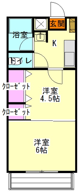 アルザスパインズヒルマンションの間取り