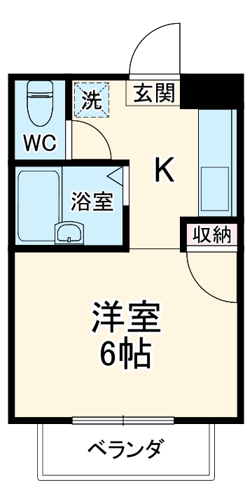 赤尾ハイツ井野の間取り