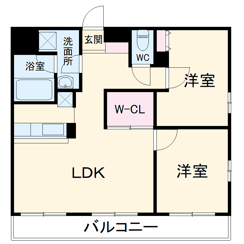 アーバンポイント高崎の間取り