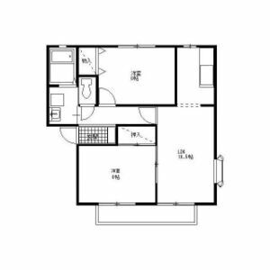 アルカンシェルAの間取り
