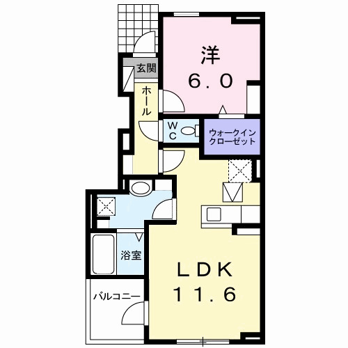 カーサ　リリーの間取り