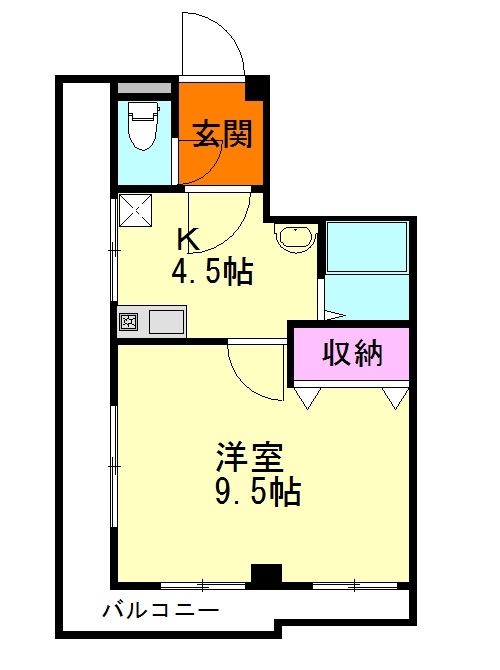 クリスタル童夢の間取り