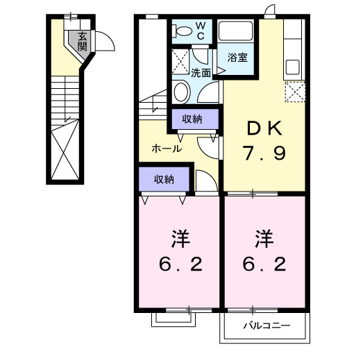 グリーンウインドの間取り