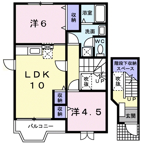 ラシーヌ・21の間取り