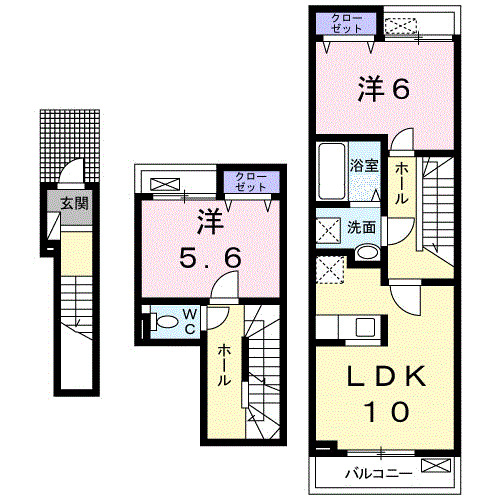 ウエスト グレイスの間取り