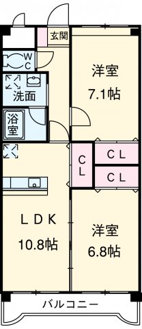セントフィールドの間取り