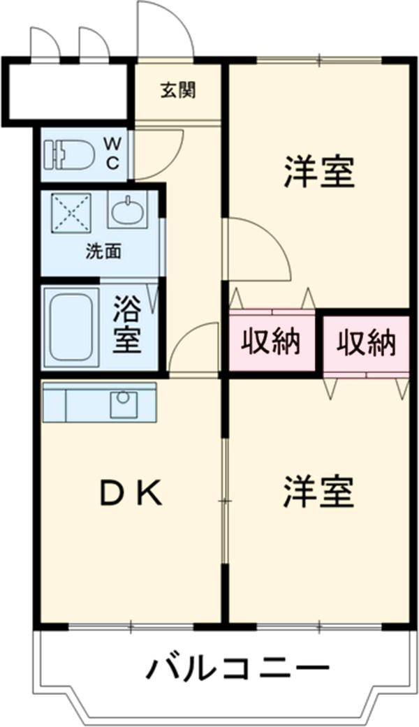 ベルサージュ21の間取り