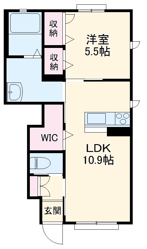 ル ヴァン Ⅰの間取り