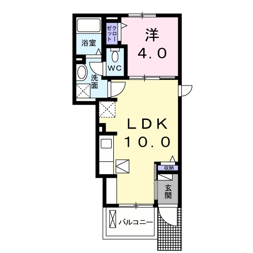 エクセル メゾンBの間取り