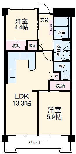 大手町ビルの間取り