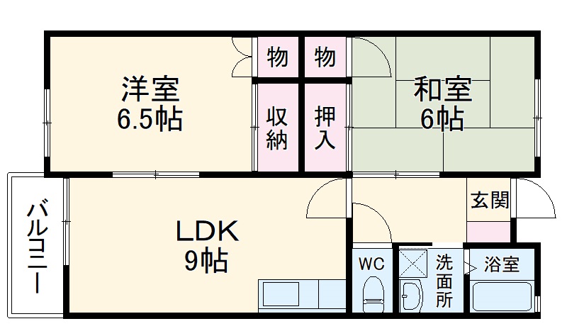 ハイツ篠崎Ⅰの間取り