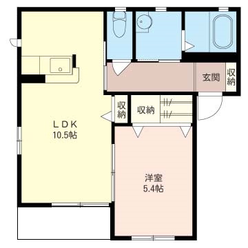 キャロッツBの間取り