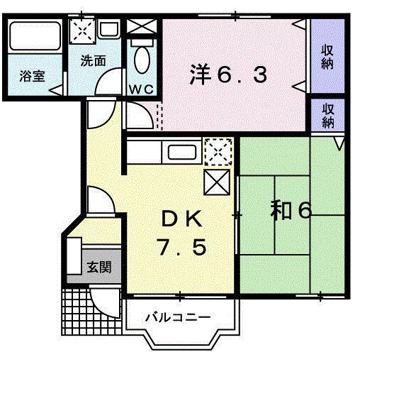 レジデンス・プレインBの間取り