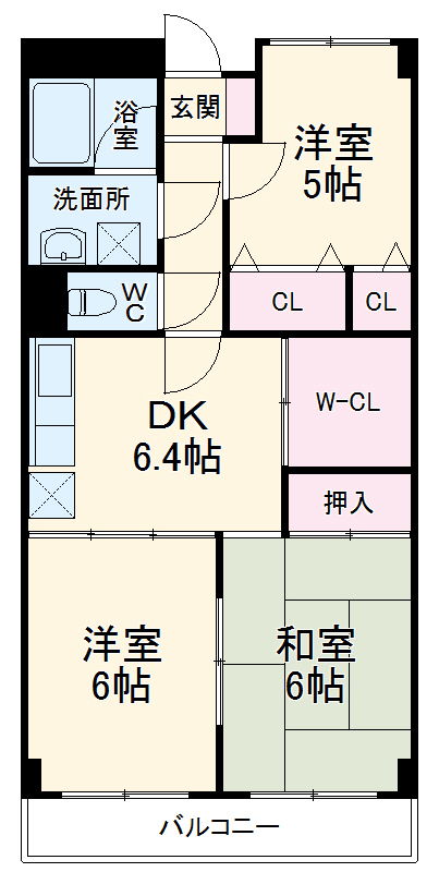 パレス国領の間取り