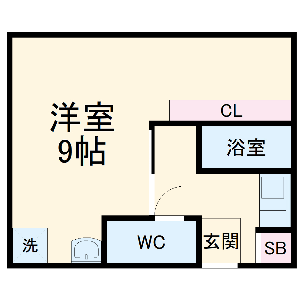 ブルージュの間取り