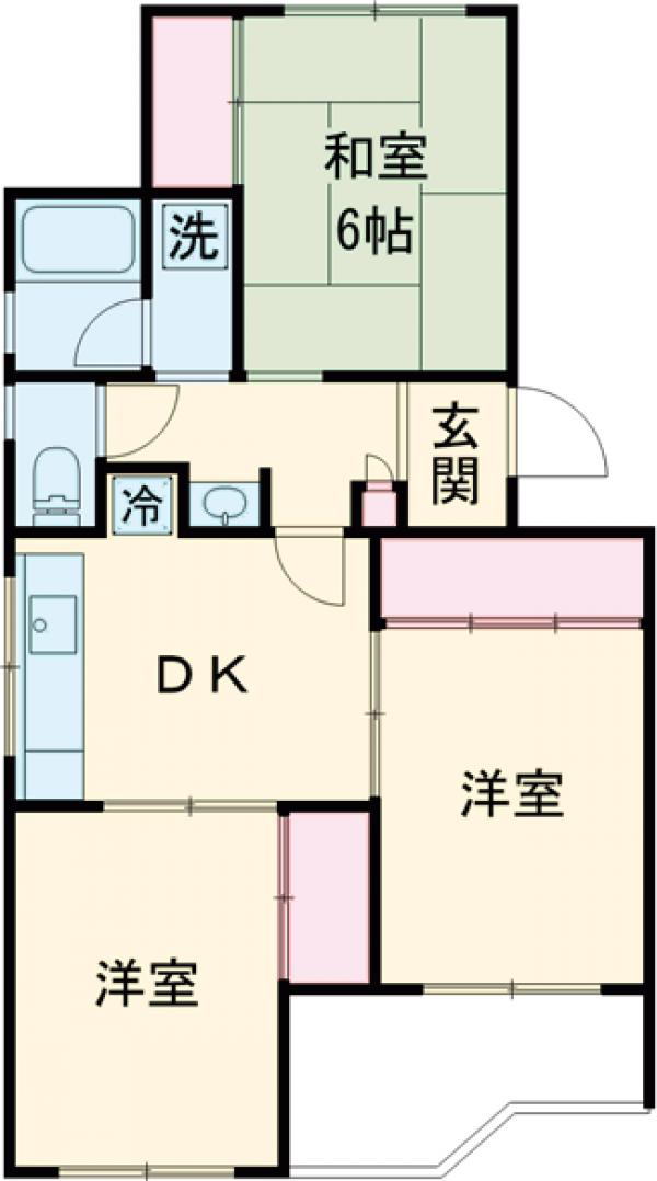 ティーハイム小笠原Aの間取り