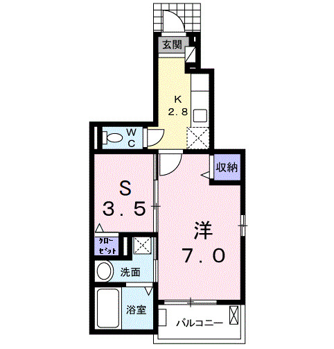 ジュネスFAの間取り