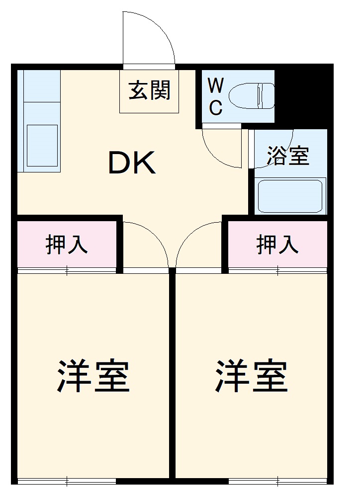 メゾン渡辺Aの間取り