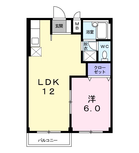 プラネット Ⅰの間取り