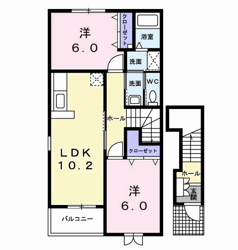 サンリット Ⅰの間取り