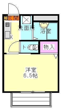 シタラハイツⅡの間取り