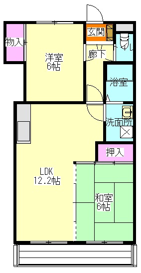 いづみマンションの間取り