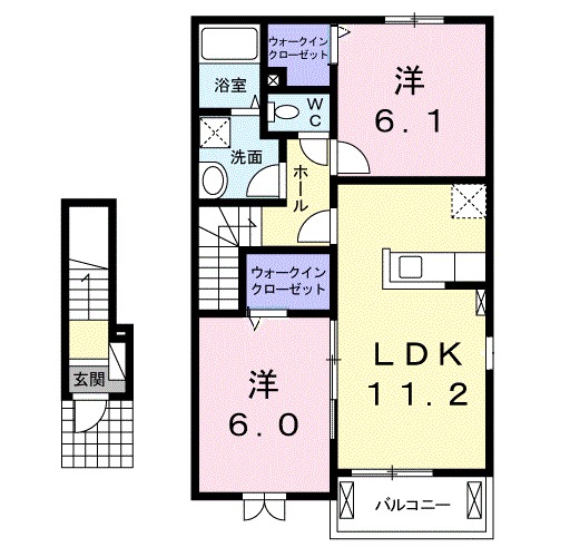 グランツ SS Ⅰの間取り